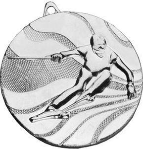 Victoria Sport Medal srebrny zjazd narciarski - medal stalowy 1