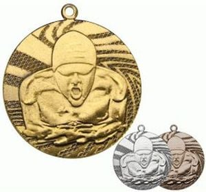 Victoria Sport Medal złoty- pływanie - medal stalowy 1