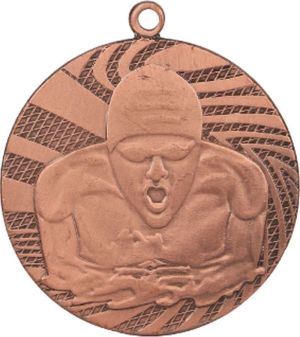 Victoria Sport Medal brązowy - pływanie - medal stalowy 1