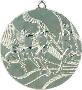 Victoria Sport Medal srebrny- biegi - medal stalowy 1