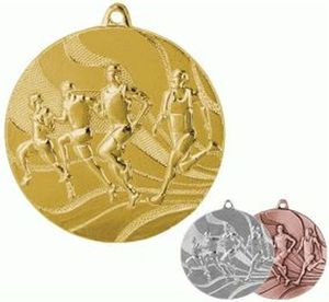 Victoria Sport Medal złoty- biegi - medal stalowy 1