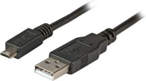 Kabel USB EFB USB-A - microUSB 1.8 m Czarny (K5232SW.1,8) 1