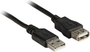 Kabel USB EFB USB-A - USB-A 3 m Czarny (K5220SW.3) 2