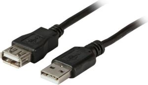 Kabel USB EFB USB-A - USB-A 0.5 m Czarny (K5220SW.0,5) 1