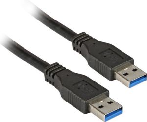 Kabel USB EFB USB-A - USB-A 1.8 m Czarny (K5210SW.1,8) 2