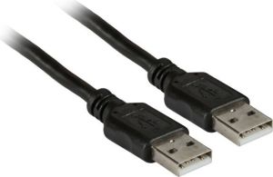 Kabel USB EFB USB-A - USB-A 3 m Czarny (K5253SW.3) 2