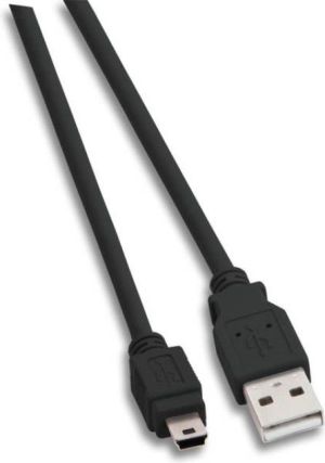 Kabel USB EFB USB-A - miniUSB 1.8 m Czarny (K5250SW.1,8) 2