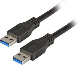 Kabel USB EFB USB-A - USB-A 1.8 m Czarny (K5280SW.1,8) 1