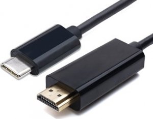 Kabel USB Equip USB-C - HDMI 1.8 m Czarny (133466) 1