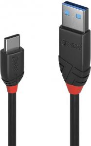 Kabel USB Lindy USB-A - USB-C 0.5 m Czarny (36915) 1