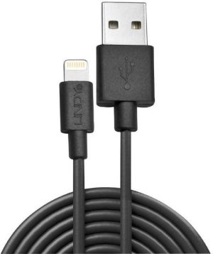 Kabel USB Lindy USB-A - Lightning 3 m Czarny (31322) 1