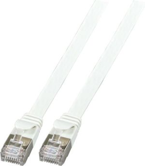 EFB Patchcord płaski, U/FTP, Cat.6A, PVC, 0.25m (K5545GR.0,25) 1