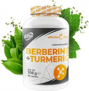6PAK Nutrition Berberine + Turmeric 90tabletek 1