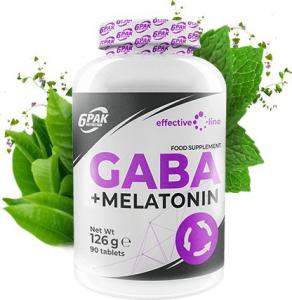 6PAK Nutrition GABA + Melatonin 90 tabletek 1