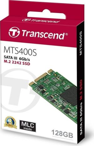 Dysk SSD Transcend MTS400 128GB M.2 2242 SATA III (TS128GMTS400S) 3
