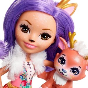 Mattel Enchantimals. Deer girl - Lalka Danessa + jeleń (FNH23) 3