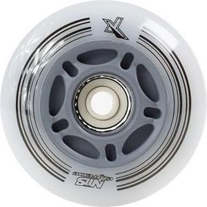 Nils Extreme Kółka PU LED-3 72x24mm 4szt.białe (16-30-052) 2