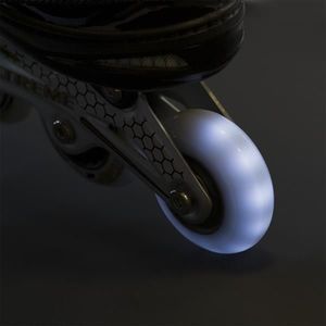 Nils Extreme Kółka PU LED-3 64x24mm białe 4szt. (16-30-050) 3