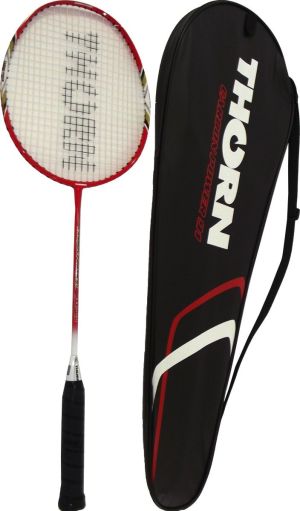 Victoria Sport Rakieta badminton w pokrowcu 91 biało-czerwona 1
