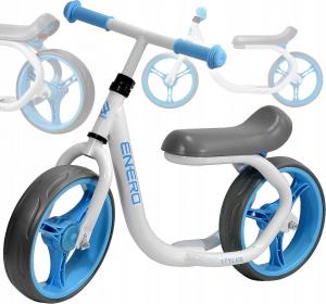 Rowerek biegowy Enero Stylus 12'' biało niebieski 2