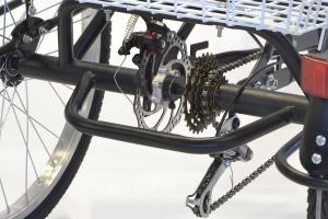 Enero Rower 3-kołowy 24" rehabilitacyjny 6-biegowy czarny 3