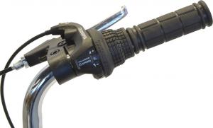 Enero Rower 3-kołowy 24" rehabilitacyjny 6-biegowy czarny 6