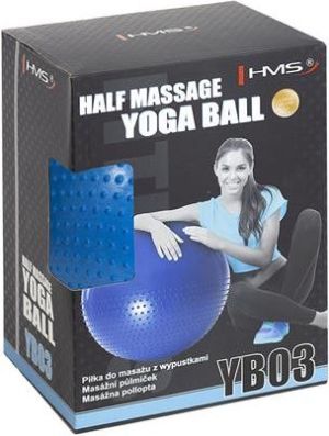 HMS Piłka do ćwiczeń YB03 55cm granatowa 5