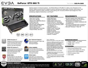 Karta graficzna EVGA GeForce GTX 660 Ti 2GB (02G-P4-3660-KR) 4