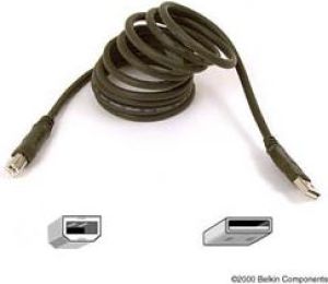 Kabel USB Belkin Kabel USB 2.0 Pro Hi-Speed A-B 3M F3U133B10-KLF3U133B10rBN 1
