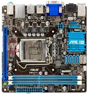 Płyta główna Asus P8H77-I Intel H77 LGA 1155 (PCX/VGA/DZW/GLAN/SATA3/USB3/RAID/DDR3) Mini-ITX (P8H77-I) 1