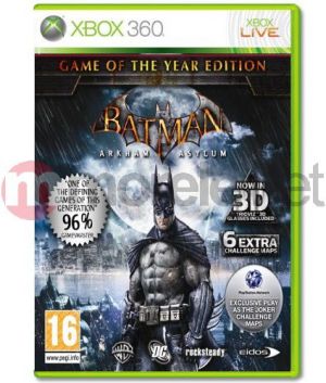 Batman: Arkham Asylum Game of the Year Xbox 360 1