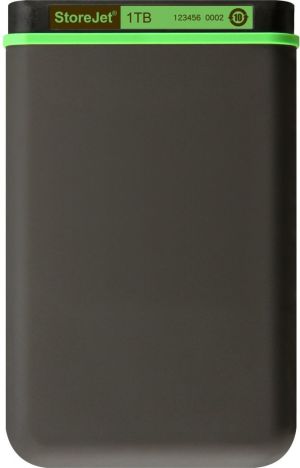 Dysk zewnętrzny HDD Transcend StoreJet 25M3 1TB Czarno-zielony (TS1TSJ25M3) 2