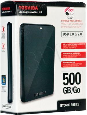 Dysk zewnętrzny SSD Toshiba 1 TB Czarny (HDTB110EK3BA) 1