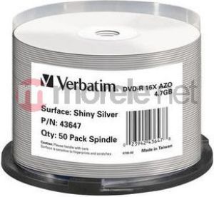 Verbatim DVD-R 4.7 GB 16x 50 sztuk (V43647) 1