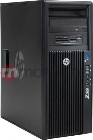 Komputer HP Komputery : Platforma workstation : Hewlett-Packard : HP Z420 Xeon E5-1650 3.2GHz 4x2GB ECC 128GB SSD DVDRW MCR Win7 PRO 64/32 PL/EN ( WM436EA ) - KOMHP-PLW0049 1