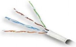 Gembird kabel instalacyjny FTP, 4x2, kat. 5e, 7*0,18mm CCA linka 305m, szary KAT-5 305M 1