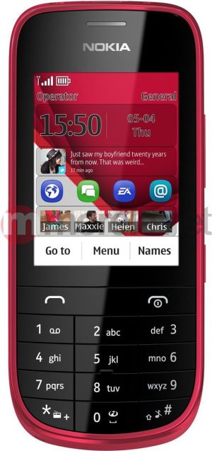 Telefon komórkowy Nokia Asha 203 Red 1