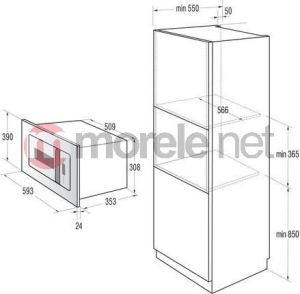 Kuchenka mikrofalowa Gorenje BM 6250 ORAW 3