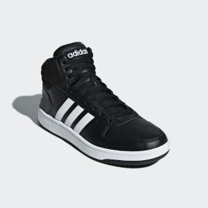 Adidas Buty męskie Hoops 2.0 Mid czarne r. 44 2/3 (BB7207) 1