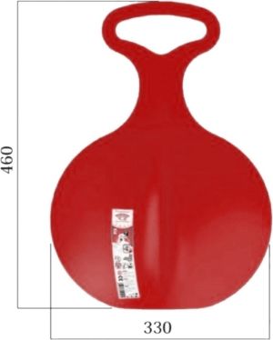 Prosperplast Ślizg zjazdowy jabłuszko Apple czerwony 3