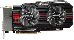 Karta graficzna Asus GeForce GTX670 2048MB DDR5/256bit DVI/HDMI/DP PCI-E (1137/6008) (wer. OC - TOP) (wentylator DirectCU II) (GTX670-DC2T-2GD5) 2