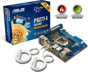Płyta główna Asus P8Z77-I DELUXE Intel Z77 (PCX/VGA/DZW/GLAN/SATA3/USB3/RAID/DDR3/WIFI) 1