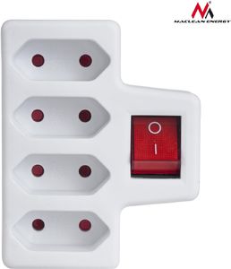 Maclean Gniazdko prądowe x4 z wyłącznikiem MCE217 -MCE217 2