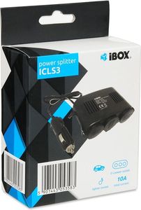 Ładowarka iBOX Rozgałęźnik ICLS3 samochodowy- 3