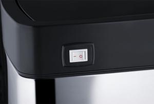 Kosz na śmieci Lamart Sensor bezdotykowy 45L stal nierdzewna (LT8044) 2