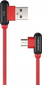 Kabel USB Natec USB-A - microUSB 1 m Czerwony (NKA-1199) 1