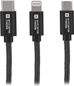 Kabel USB Natec USB-A - Lightning 1 m Czarny (NKA-1202) 2