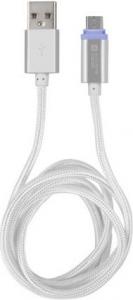 Kabel USB Natec USB-A - microUSB 1 m Biały (NKA-1209) 3