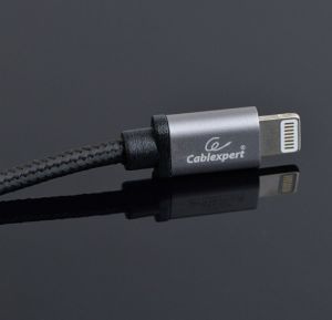 Kabel USB Gembird USB-A - Lightning 1 m Szary (CCB-mUSB2B-AMLM-6) 2