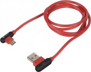 Kabel USB Natec USB-A - USB-C 1 m Czerwony (NKA-1201) 1